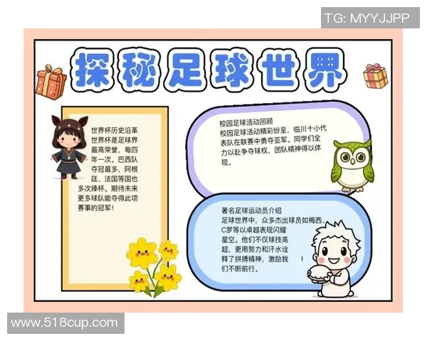 足球明星风采手抄报：感受球场英雄的拼搏与荣耀